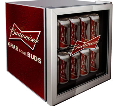 HUSKY  EL202 Budweiser Drinks Cooler - Red